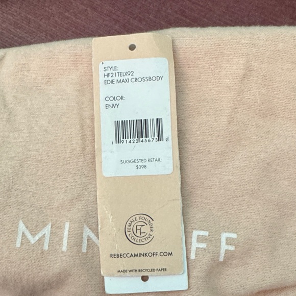 💚🤮🐸🦖Rebecca Minkoff Green Shoulder Bag with Gold Chain - Picture 2 of 16